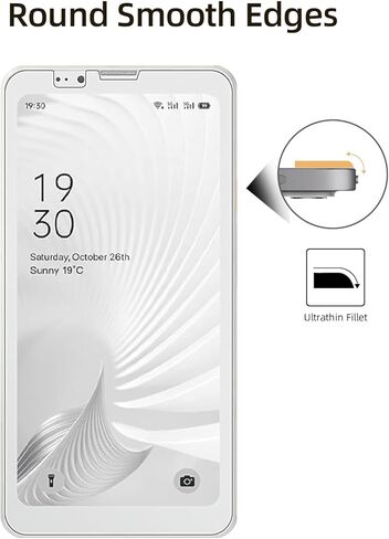 واقي شاشة للهاتف الخلوي Bigme HiBreak Pro مقاس 6.13 بوصة، سهل التركيب ومضاد للوهج وسريع الاستجابة، عبوتان in Kuwait