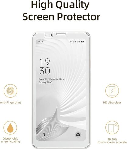 واقي شاشة للهاتف الخلوي Bigme HiBreak Pro مقاس 6.13 بوصة، سهل التركيب ومضاد للوهج وسريع الاستجابة، عبوتان in Kuwait