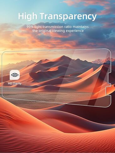 واقي شاشة للهاتف الخلوي Bigme HiBreak Pro مقاس 6.13 بوصة، سهل التركيب ومضاد للوهج وسريع الاستجابة، عبوتان in Kuwait