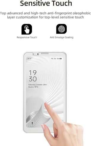 واقي شاشة للهاتف الخلوي Bigme HiBreak Pro مقاس 6.13 بوصة، سهل التركيب ومضاد للوهج وسريع الاستجابة، عبوتان in Kuwait