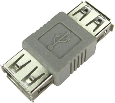 USB 2.0 نوع A أنثى إلى أنثى F/F تمديد محول مقرنة موصل مغير الجنس in Saudi Arabia