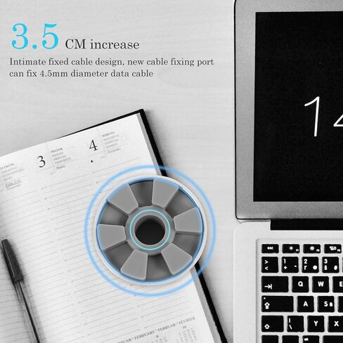 NUOBESTY 2pcs Aluminum Laptop Heightening Stand Cooling Support Holder for Ultrabooks Silver Gray Portable Notebook Cooling Riser for Desktop Use in Saudi Arabia