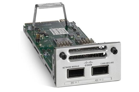 وحدة الشبكة Cisco C3850-NM-2-40G Catalyst 3850 2x40GE (متجددة) in Kuwait