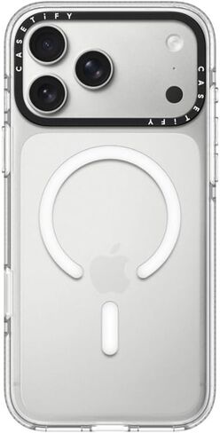 CASETiFY Clear iPhone 17 Pro Max Case [Not Yellowing/Magsafe / 6.6 ft. 3X Military Grade Drop Protection] - Clear in Saudi Arabia
