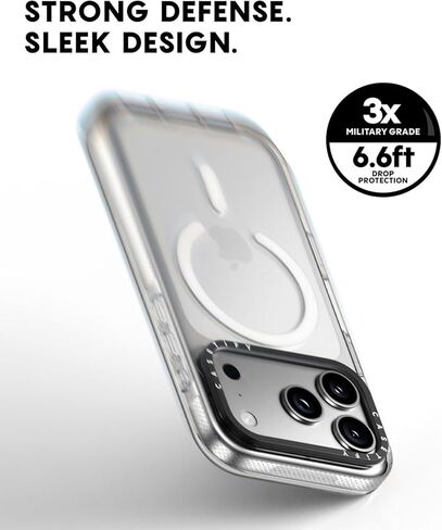 CASETiFY Clear iPhone 17 Pro Max Case [Not Yellowing/Magsafe / 6.6 ft. 3X Military Grade Drop Protection] - Clear in Saudi Arabia