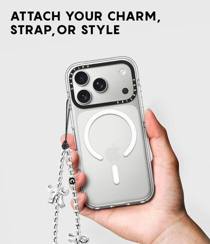 CASETiFY Clear iPhone 17 Pro Max Case [Not Yellowing/Magsafe / 6.6 ft. 3X Military Grade Drop Protection] - Clear in Saudi Arabia