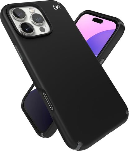 Speck Presidio2 Pro MagSafe Case - Slim iPhone 16 Pro Max Case - Black/Slate Grey in Saudi Arabia