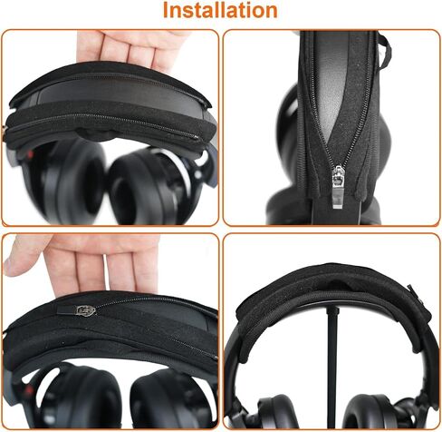 غطاء وسادة لعصابة الرأس من Adhiper لسماعات Skullcandy Crusher Evo، Crusher ANC 2، Hesh Evo، Hesh ANC، غطاء عصابة رأس أكثر نعومة بسمك 6 مم لتخفيف الضغط ومضاد للتقشير، مع حلقة تعليق in Saudi Arabia