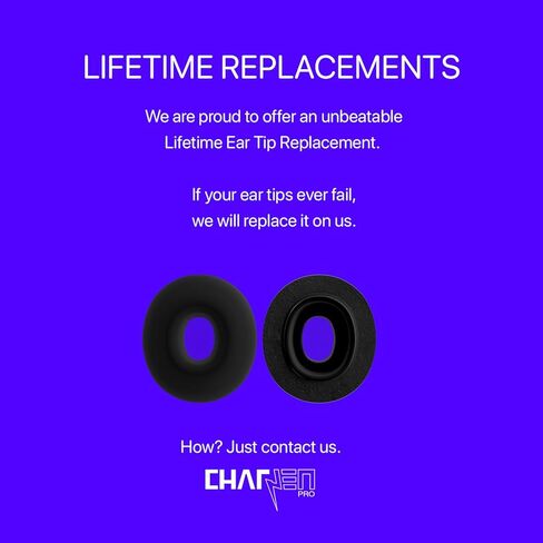 أطراف أذن بديلة من إسفنج الذاكرة AirFoams Pro Ultra V5.0 لأجهزة AirPods Pro 1 و2 - لون أسود، ناعمة، آمنة ومريحة، إلغاء الضوضاء، صوت أفضل، استبدال مدى الحياة (3 أزواج - S/M/L) in Kuwait