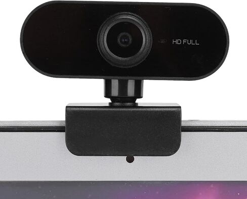 1080P HD USB Webcam Clear Picture Swingable Camera for Video Call, Compatible with WindowsMac for Online Teaching (Black) in Saudi Arabia