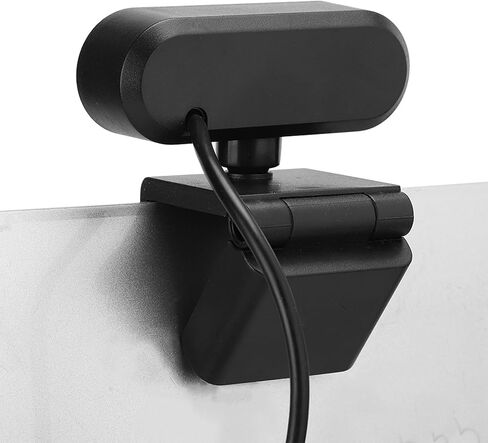 1080P HD USB Webcam Clear Picture Swingable Camera for Video Call, Compatible with WindowsMac for Online Teaching (Black) in Saudi Arabia