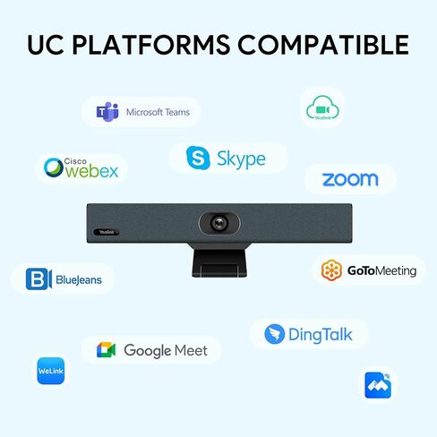 Yealink UVC34 4K Conference Room Video Bar (Renewed) in Saudi Arabia