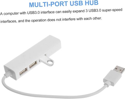 TEHAUX High Speed USB Network Cable Converter Docking Station USB Hub and Ethernet in Saudi Arabia