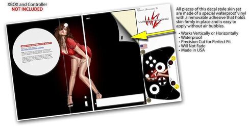 WraptorSkinz Skin Wrap compatible with the 2020 XBOX Series S Console and Controller Ooh-La-La Pin Up Girl (XBOX NOT INCLUDED) in Saudi Arabia