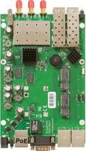MikroTik - RB953GS-5HNT-RP - RouterBOARD 953GS-5HnT-RP with 720MHz CPU, 128MB RAM, 3x Gigabit LAN, 2x SFP, Built-in 5GHz in Saudi Arabia