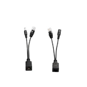 طقم مقسم PoE حاقن PoE السلبي ومجموعة مقسم PoE مع موصل تيار مستمر 5.5 × 2.1 مم RJ45 طاقة عبر إيثرنت 2 أزواج in Kuwait