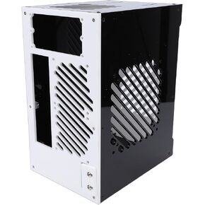Small PC Case, ITX Motherboard Support 4x2.5 Inch SSDs SFX SFXL Power Supply, with 360 Degree Ventilation Transparent Acrylic Panel, for Home Gaming Work Desktop Computer in Kuwait