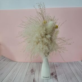 Yardsikefell Dried flower arrangements – Dried Pampas Grass Flower Ornament, Fluffy Bohemian Style Decoration in Saudi Arabia