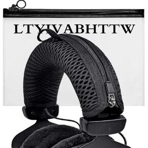Headphones Headband Cover Compatible with DT770, DT880, DT990, DT 770 PRO, DT 880 PRO, DT 990 PRO Headphones by LTYIVABHTTW (Black Mesh Fabric) in Saudi Arabia
