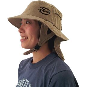 Bucket Hat for Stand Up Paddle Surf & Sun Protection Wide Brim Fast Drying Polyester Sand Color in Saudi Arabia