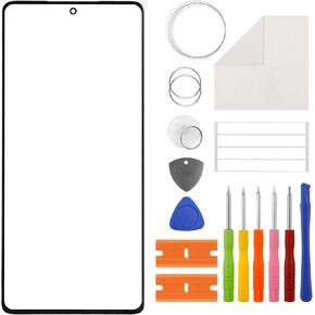 6.7" Front Glass Panel for Motorola Moto G Stylus 5G 2024,Front Outer Lens Glass Screen Replacement with OCA Repair Tools Kit-No LCD Screen and Touch Digitizer in Kuwait