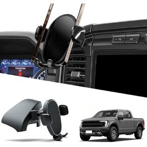 حامل هاتف F150 (2021-2024 2025، الجيل الرابع عشر)، حامل هاتف داش للشاحنة، حامل هاتف بزاوية 360 درجة، حامل سيارة بدون استخدام اليدين لهواتف iPhone وSamsung وAndroid، وأدوات وإكسسوارات السيارة لسيارة Ford F-150 in Kuwait