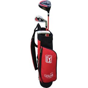 PGA TOUR GS1 Series Junior 5-Piece Golf Club Set, XS, Green, Right Handed, Ages 3-5 Years, Height Range 42-49" in Kuwait