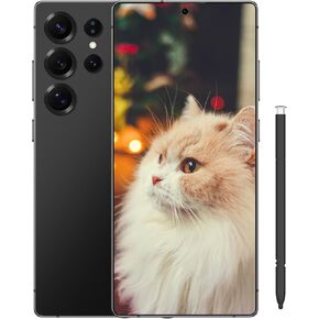 Echoamo I25 Ultra Unlocked Cell Phone,8GB+256GB Built in Pen 6.99" FHD+ Screen 7000mAh All Day Battery Smart Phone Android 14/108MP Camera/Dual SIM Phone/Fast Charging/GPS/Face ID - Gold in Kuwait