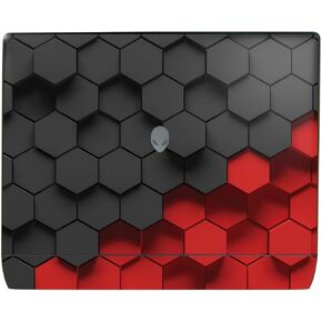 غلاف كمبيوتر محمول متوافق مع Alienware 16 Area-51 (2025) - سداسي بلونين - غطاء لاصق واقٍ من الفينيل الفاخر مقاس 3M - سهل التطبيق | صُنع في الولايات المتحدة الأمريكية بواسطة MightySkins in Kuwait