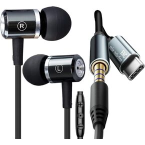 سماعات رأس سلكية مع خاصية إلغاء ضوضاء المكالمات - صوت جهير استريو، مكالمات واضحة وبدون ضوضاء، سماعات أذن مريحة عازلة للضوضاء مع قابس متعدد الوظائف، سماعات أذن سلكية مع ميكروفون إلغاء الضوضاء ENC in Kuwait