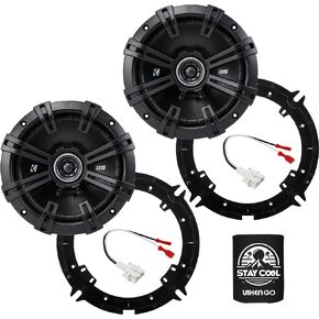 مكبرات صوت KICKER مقاس 6.75 بوصة لمجموعة ترقية Kia Sportage 2017-2022 - زوج من سلسلة DS مع محولات وحزام، مكبر صوت محوري 6 3/4 أمامي أو خلفي للسيارة DSC6704، 43DSC6704 in Kuwait