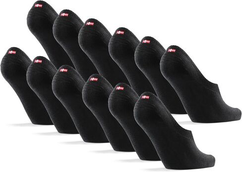 DANISH ENDURANCE 6-pack No Show Bamboo Viscose Socks, No Slip, Women & Men in Kuwait