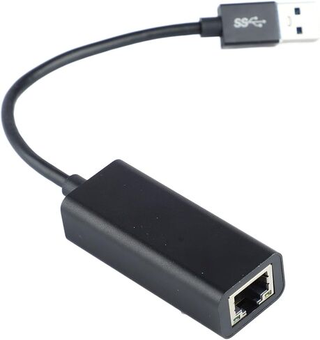 USB Type C Ethernet Network Adapter Dual Shielding Gigabit Converter for Tablet Black in Saudi Arabia