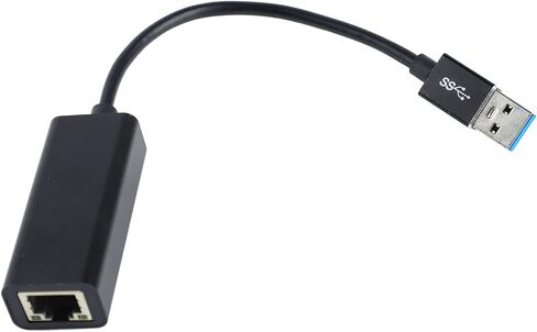 USB Type C Ethernet Network Adapter Dual Shielding Gigabit Converter for Tablet Black in Saudi Arabia