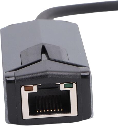 محول PUSOKEI 5G USB 3.0 إلى Ethernet، USB C إلى RJ45 Gigabit LAN (5000Mbps) محول شبكة، متوافق مع Thunderbolt 3/4، Wins 10، OS X، iOS، Linux، Chrome in Kuwait