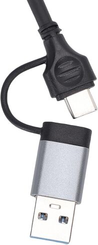 محول PUSOKEI 5G USB 3.0 إلى Ethernet، USB C إلى RJ45 Gigabit LAN (5000Mbps) محول شبكة، متوافق مع Thunderbolt 3/4، Wins 10، OS X، iOS، Linux، Chrome in Kuwait