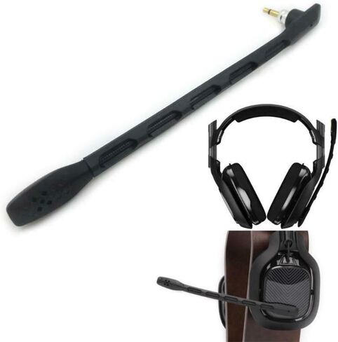 18cm/ 7.09in Plug and Play Headphone Microphone for Logitech- Astro A40 Gaming Headset Upgrade in Saudi Arabia