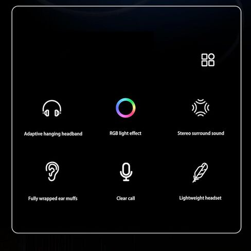 سماعة ألعاب RGB Cat Ear مع ميكروفون، وإلغاء الضوضاء، ومشغلات 50 مم للكمبيوتر المحمول OneNew Series X Sand Switch، ومقبس USB 3.5 مم متوافق in Saudi Arabia