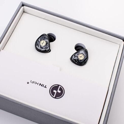 TINHIFI T3 Plus 10 مم LCP Dynamic Driver IEM، سماعات أذن سلكية HiFi مع صوت متوازن وباس عميق، هيكل رخامي مطبوع ثلاثي الأبعاد، كابل مطلي بالفضة ثنائي السنون قابل للفصل لعشاق الموسيقى الصوتي in Kuwait
