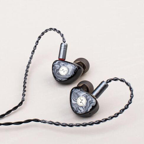 TINHIFI T3 Plus 10 مم LCP Dynamic Driver IEM، سماعات أذن سلكية HiFi مع صوت متوازن وباس عميق، هيكل رخامي مطبوع ثلاثي الأبعاد، كابل مطلي بالفضة ثنائي السنون قابل للفصل لعشاق الموسيقى الصوتي in Kuwait