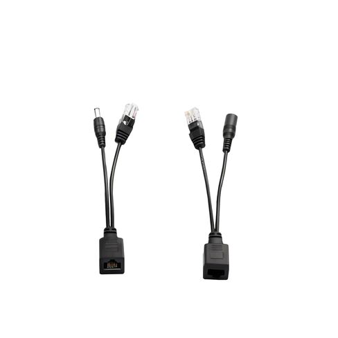 طقم مقسم PoE حاقن PoE السلبي ومجموعة مقسم PoE مع موصل تيار مستمر 5.5 × 2.1 مم RJ45 طاقة عبر إيثرنت 2 أزواج in Kuwait
