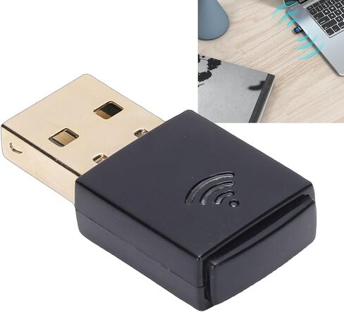 محول Yunseity WiFi 6 USB، محول شبكة لاسلكي ثنائي النطاق بسرعة 600 ميجا بت في الثانية لأجهزة الكمبيوتر المحمول المكتبية، التوصيل والتشغيل مع واجهة USB 2.0، من أجل Wins 7 10 11 in Saudi Arabia