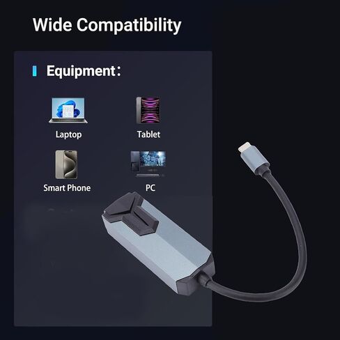 محول USB C إلى إيثرنت، محول شبكة 2.5 جيجا بايت من الألومنيوم من النوع C إلى RJ45 LAN مع التوصيل والتشغيل، لأجهزة OS X Linux Chrome OS iOS Thunderbolt 3 4 5 in Kuwait
