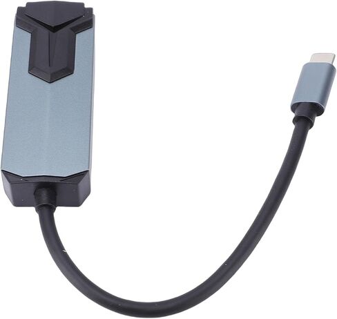 Asixxsix USB C to Ethernet Adapter, 2.5G Aluminum Alloy USB C Ethernet Adapter with RJ45 Port, Speeds Up to 2500 Mbps, Plug and Play, for Laptop in Saudi Arabia