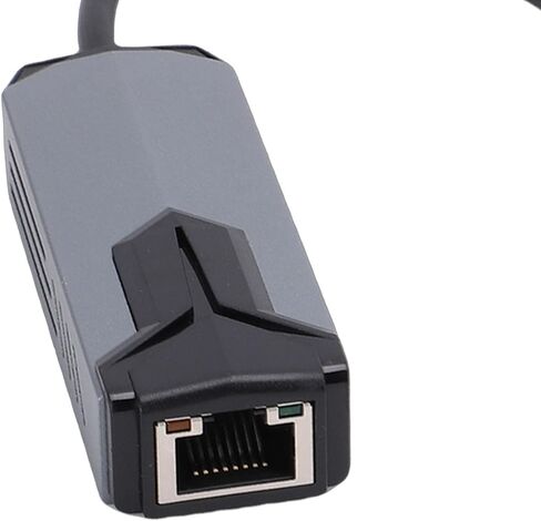 محول إيثرنت 5G USB 3.0 من GOWENIC، محول شبكة سلكية USB 3.0 عالي السرعة 5000 ميجابت في الثانية / النوع C إلى RJ45 ثنائي المنافذ مع غلاف من سبائك الألومنيوم للكمبيوتر المحمول Chrome OS PC in Saudi Arabia