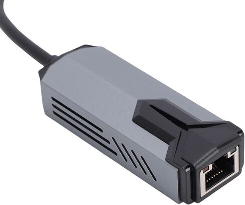 محول Vikye 5 جيجابت في الثانية USB C إلى RJ45 LAN، محول شبكة USB من سبائك الألومنيوم 5000 ميجا بت في الثانية USB A من النوع C RJ45 إلى محول إيثرنت جيجابت من النوع C in Kuwait