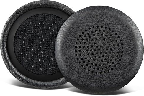 SOULWIT Replacement Earpads Cover for LEVN LE-HS010 (Superior/Basic), LE-HS011 Superior Bluetooth Headsets, Cushions Ear Pads Cover with Soft Protein Leather - Black in Saudi Arabia