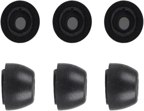 3 أزواج من وسائد الأذن المصنوعة من إسفنج الذاكرة المتوافقة مع سماعات الأذن Galaxy Buds3 Pro، تناسب سماعات Galaxy Buds Pro 3 وعزل الضوضاء TPS، راحة مطلقة، ملاءمة آمنة (M) in Kuwait