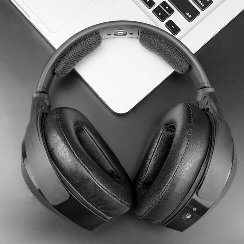SOULWIT Lambskin Earpads Replacement for Sennheiser RS165/TR165/RS175/TR175/RS185/TR185/RS195/TR195(RS/TR 165 175 185 195 RF), Ear Pads Cushions for HDR165/175/185/195(HDR 195RF) - Black in Saudi Arabia
