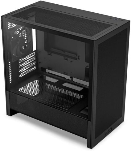 NZXT CC-H31FB-01 حافظات كمبيوتر Micro ATX من الزجاج المقسى باللون الأسود in Saudi Arabia